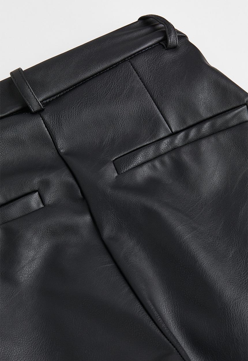 H&M - Wide trousers - black