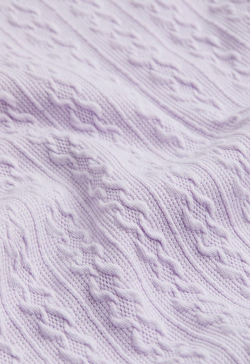 H&M - Collared bodycon dress - light purple