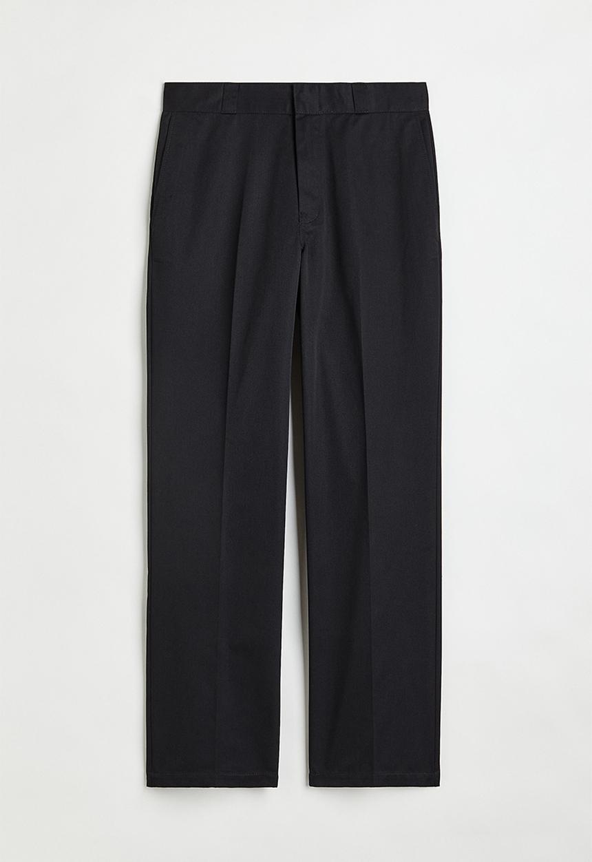 H&M - Crease-leg chinos - black