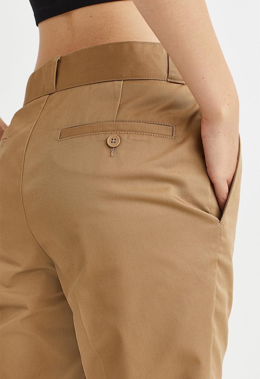 H&M - Crease-leg chinos - dark beige