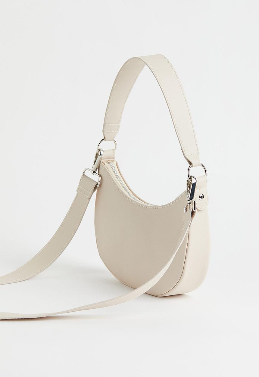 H&M - Small shoulder bag - light beige