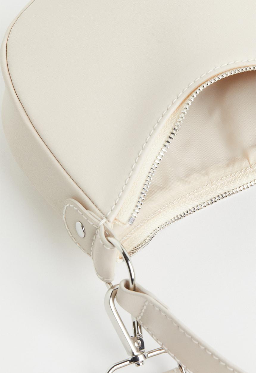 H&M - Small shoulder bag - light beige