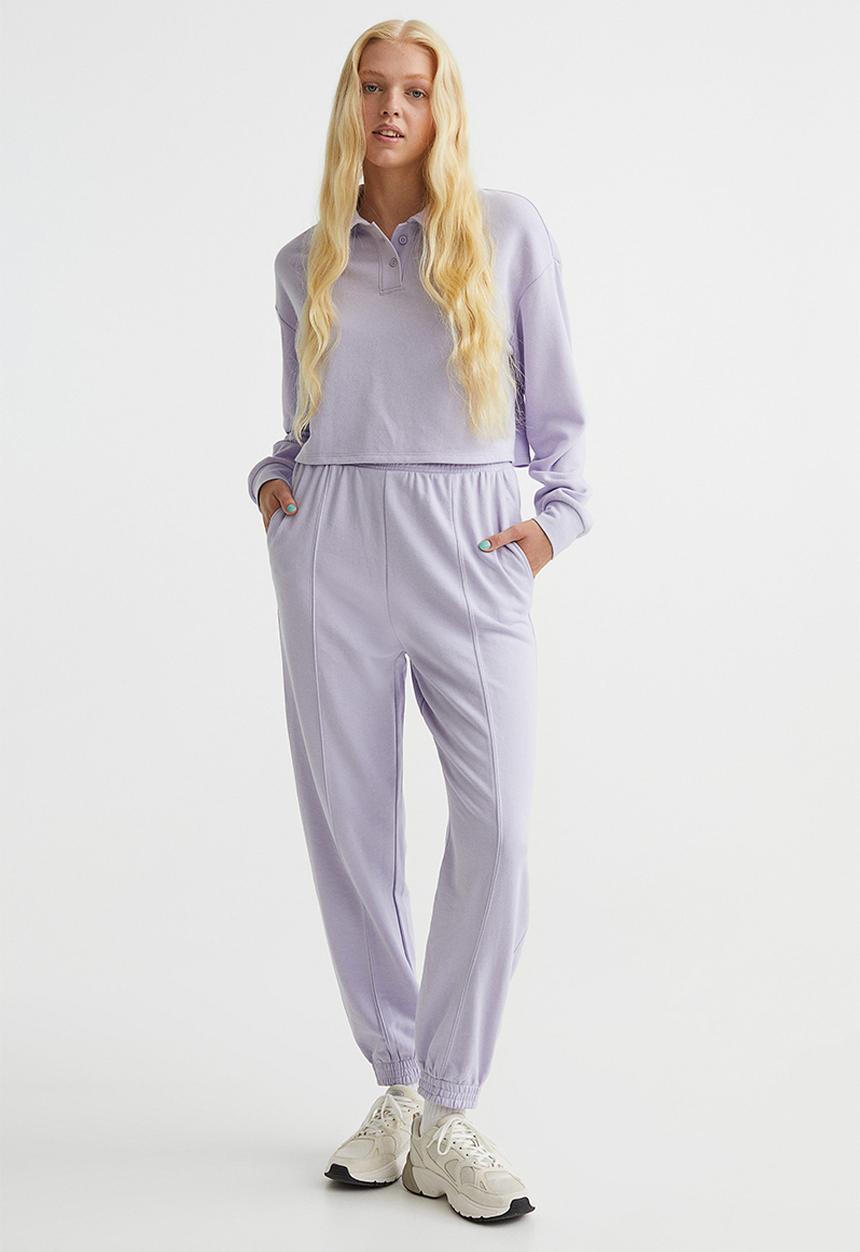 H&M - Oversized joggers - light purple