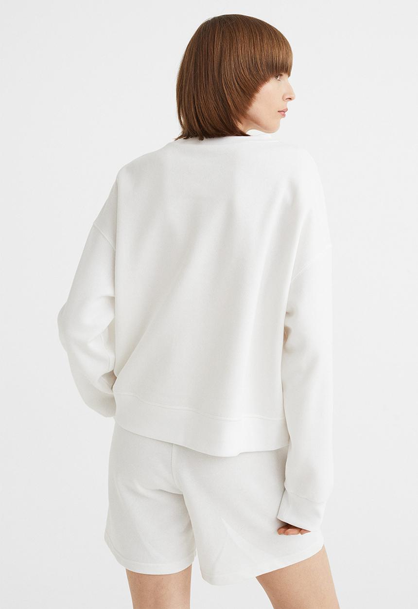 H&M - Sweatshirt - white