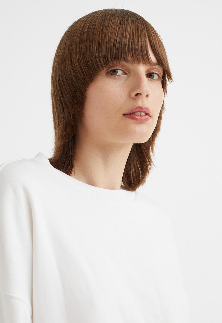 H&M - Sweatshirt - white