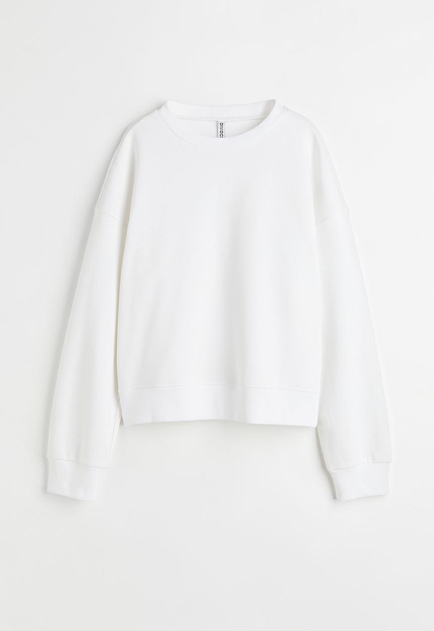 H&M - Sweatshirt - white