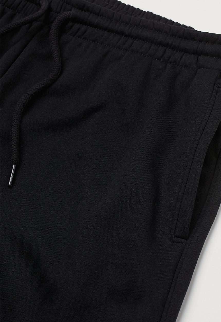 H&M - High-waisted joggers - black