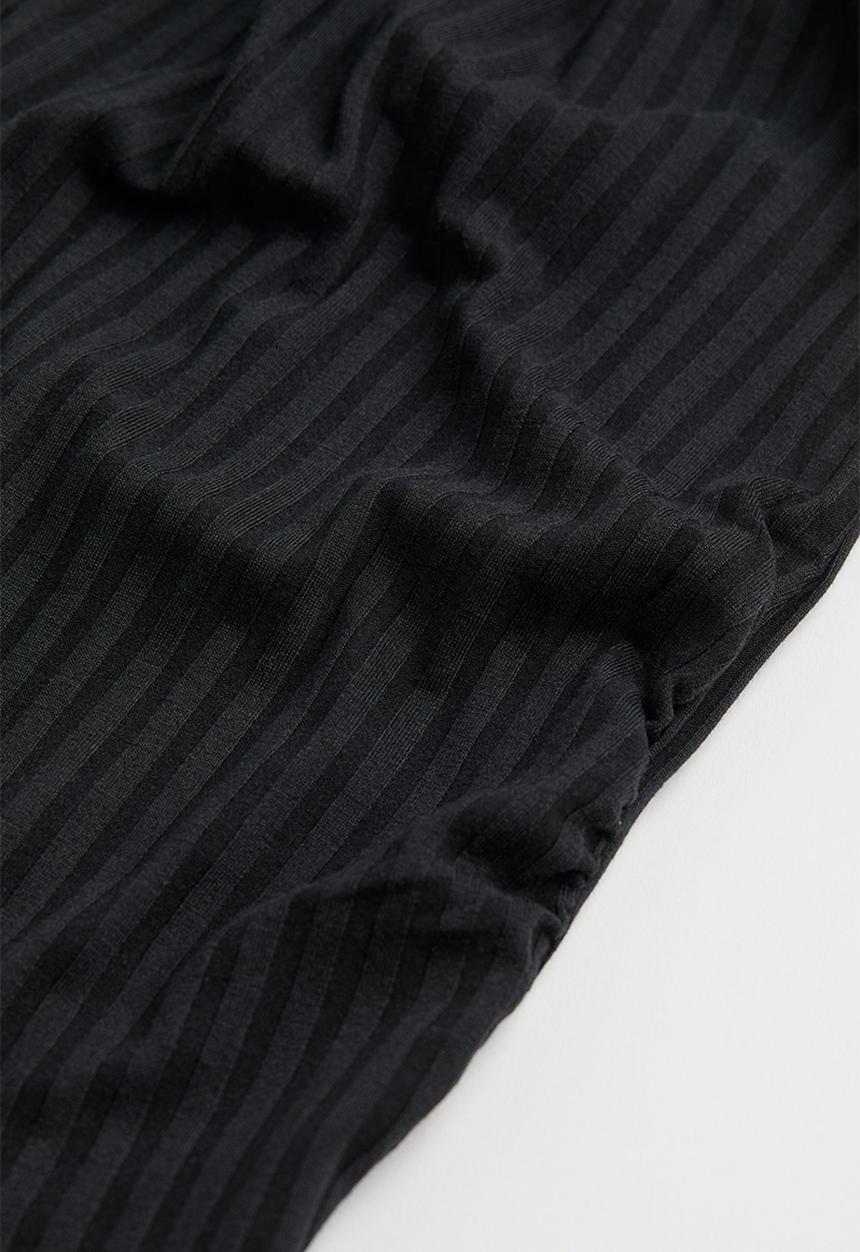 H&M - Mama ribbed T-shirt - black