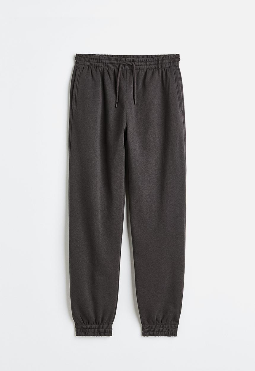 H&M - High-waisted joggers - dark grey