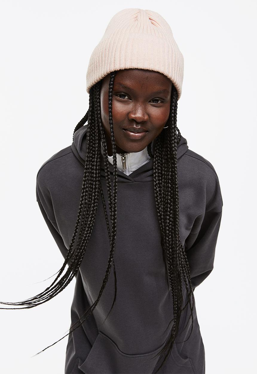 H&M - Knitted hat - light pink
