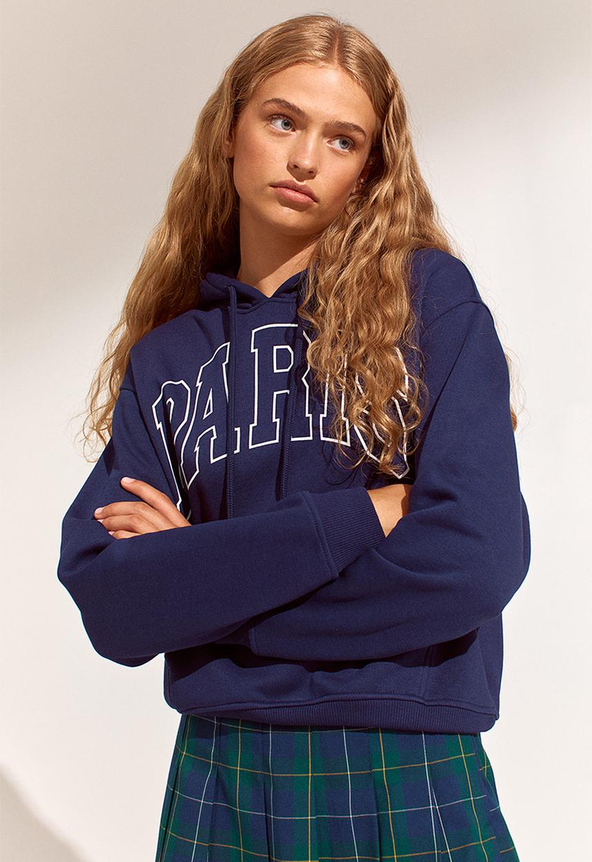 H&M - Hoodie - dark blue/paris
