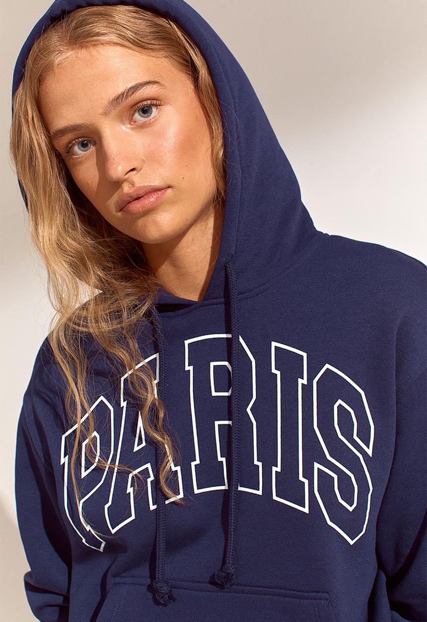 H&M - Hoodie - dark blue/paris