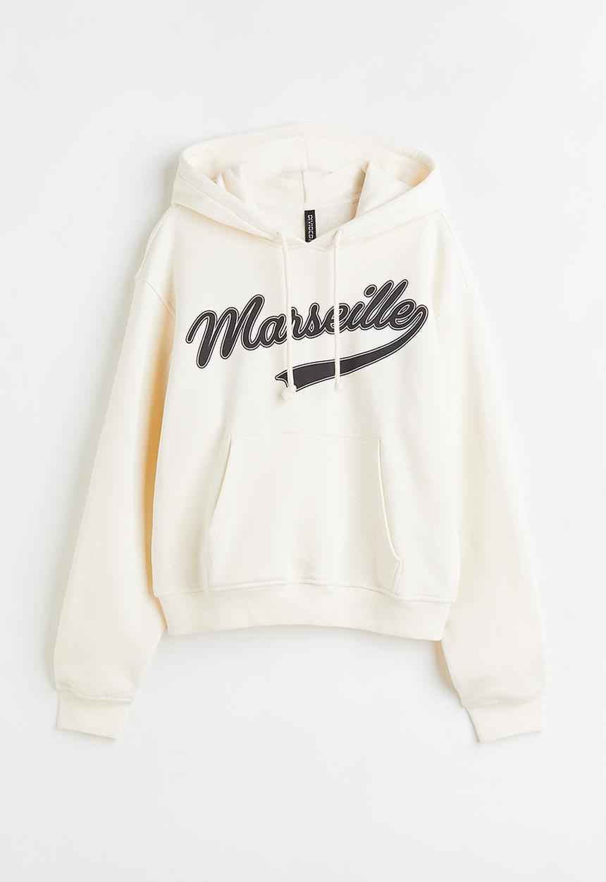 H&M - Hoodie - cream/marseille