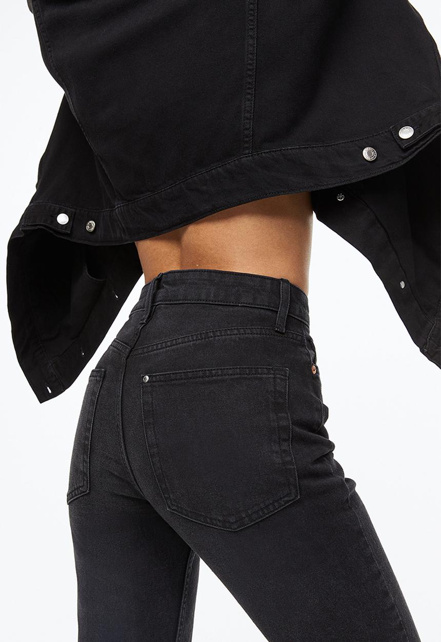 H&M - Vintage straight high jeans - black