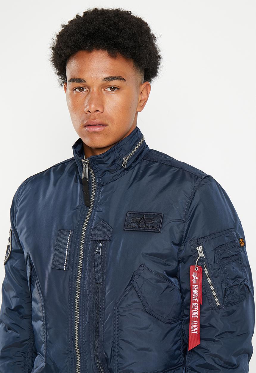 Alpha Industries - Engine jacket embroidered patch - rep blue