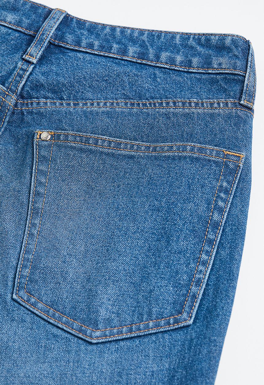 H&M - Vintage straight high jeans - denim blue