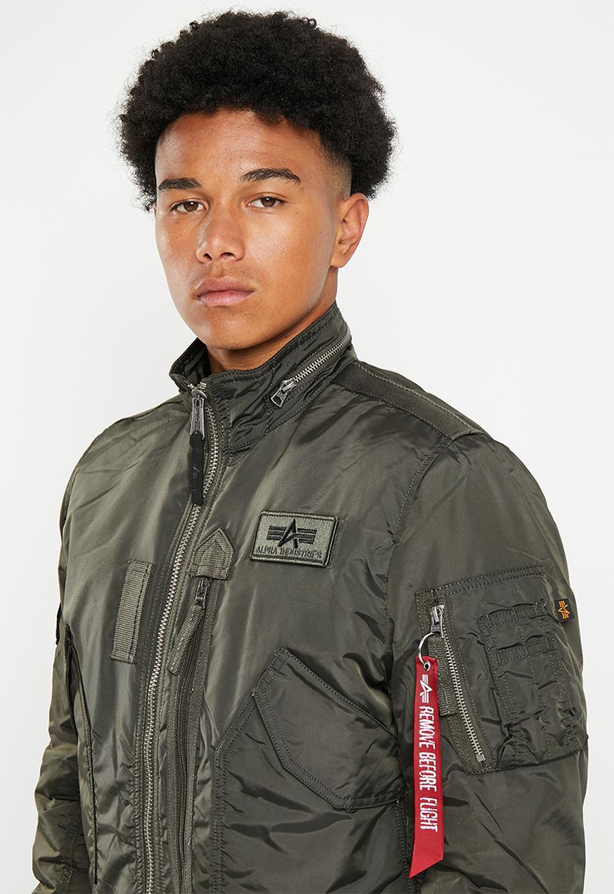 Alpha Industries - Engine jacket embroidered patch - rep grey