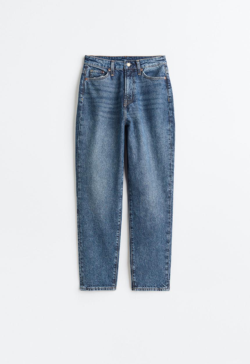 H&M - Mom comfort ultra high jeans - denim blue