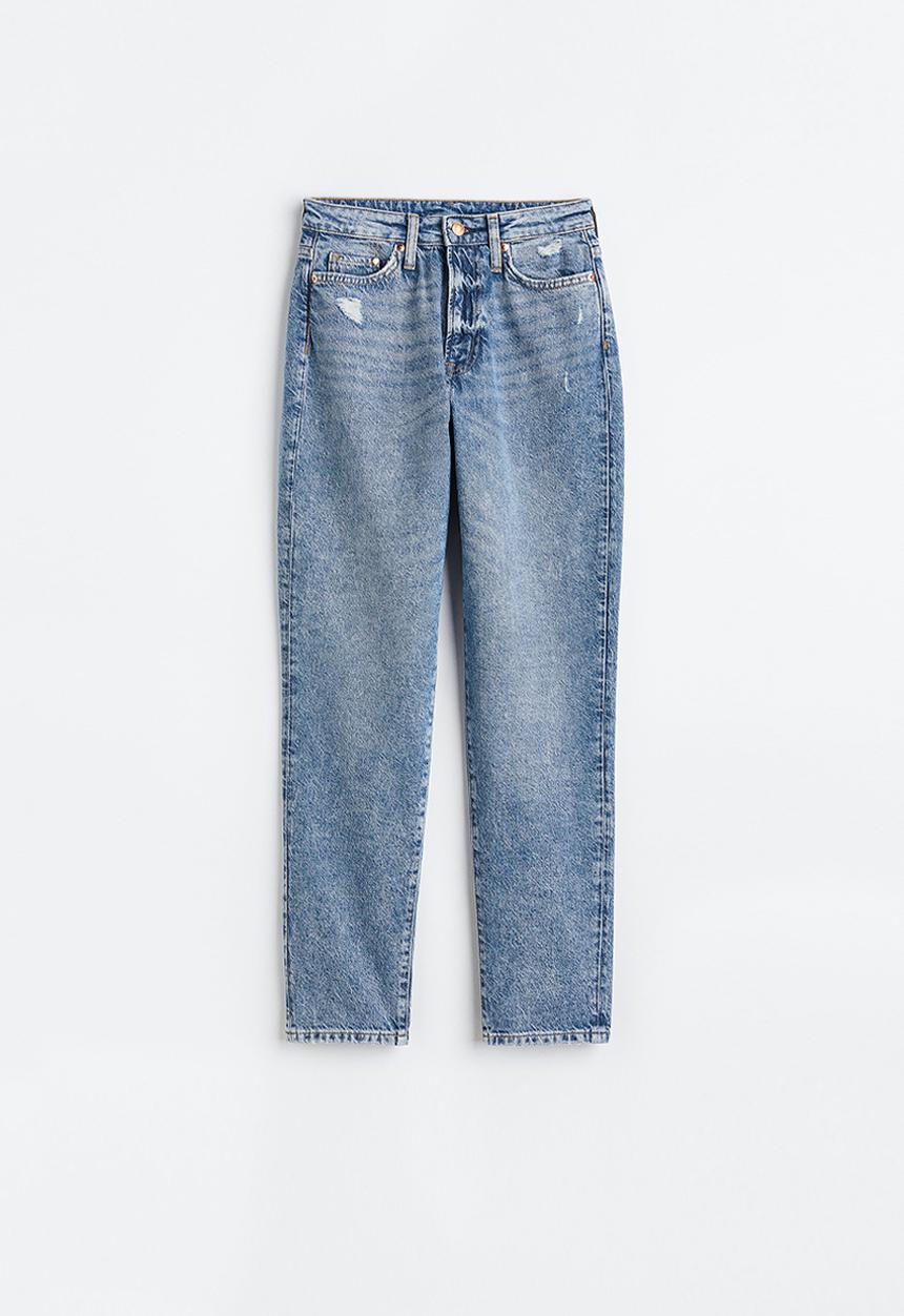 H&M - Mom comfort ultra high jeans - denim blue I