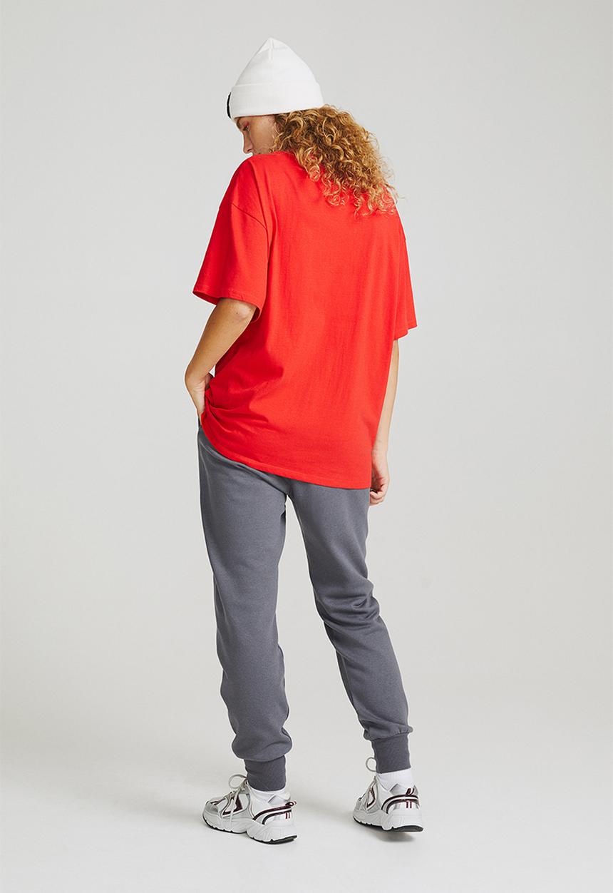H&M - Oversized printed T-shirt - red/orlando
