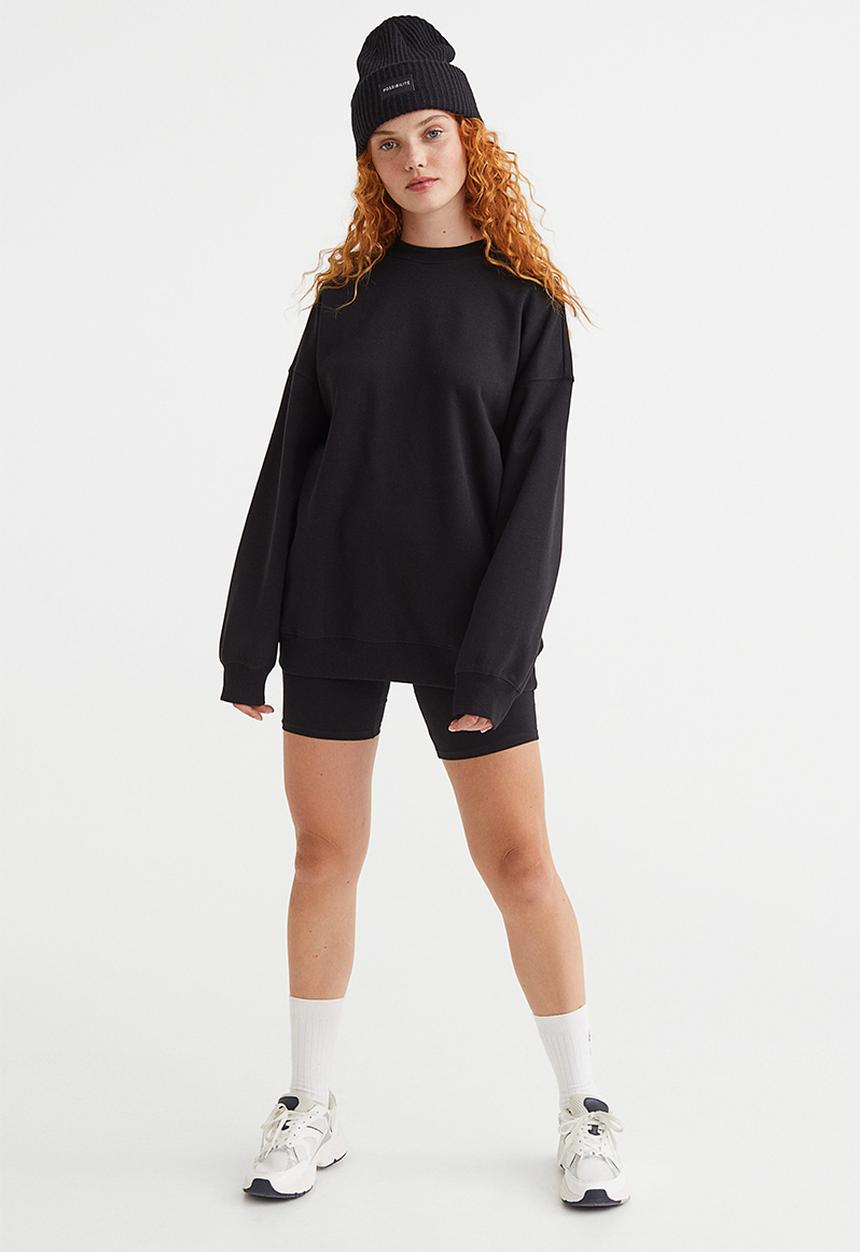 H&M - Oversized sweatshirt - black