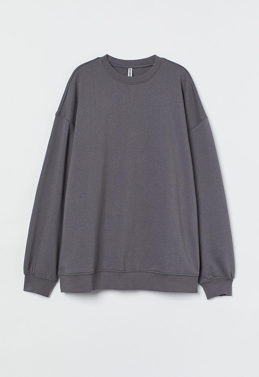 H&M - Oversized sweatshirt - dark grey