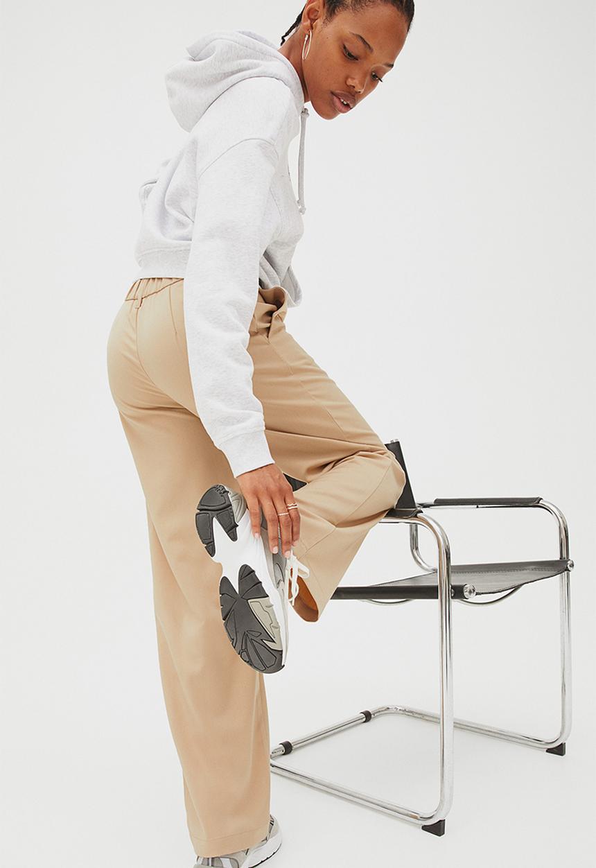 H&M - Wide trousers - beige