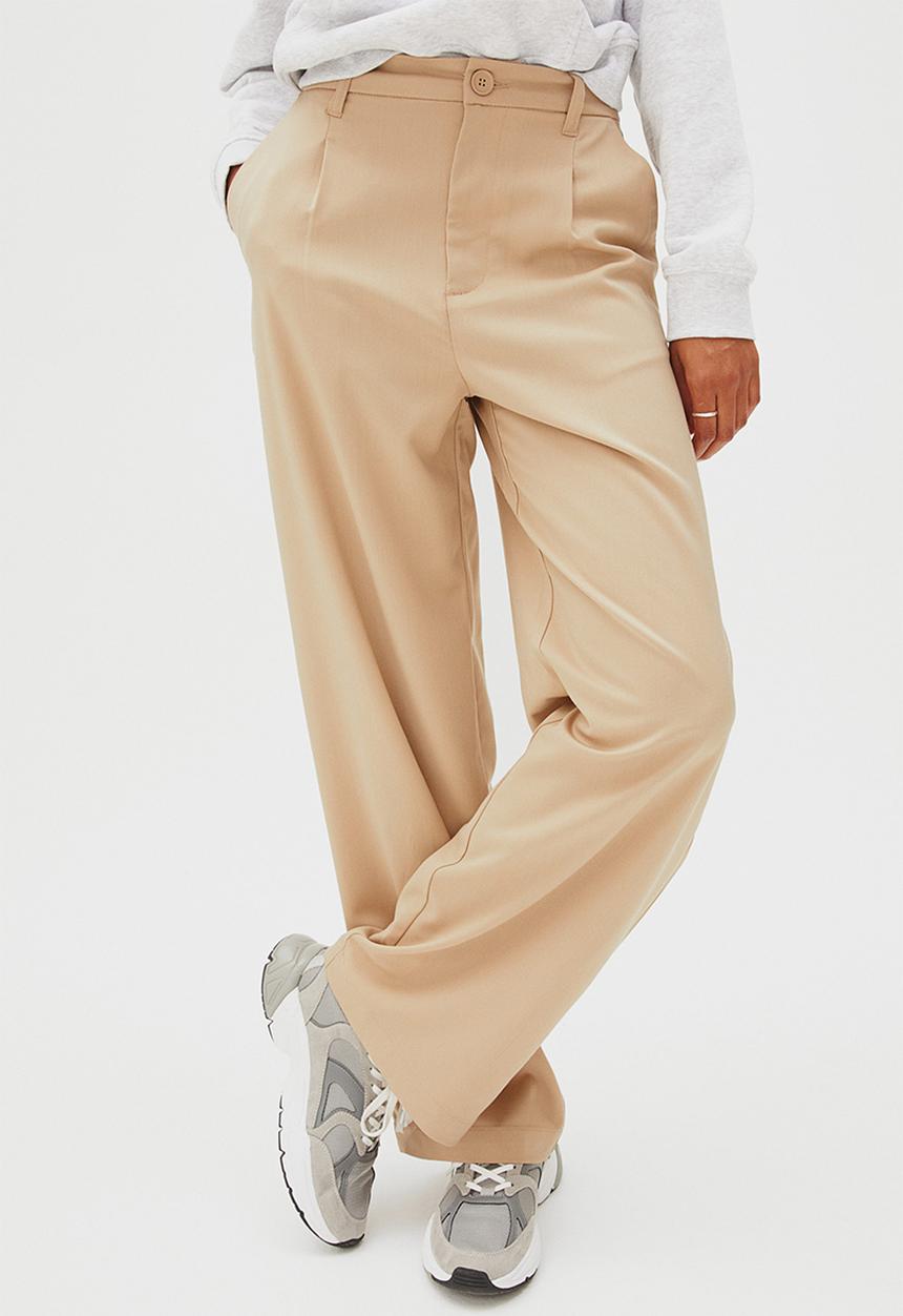 H&M - Wide trousers - beige