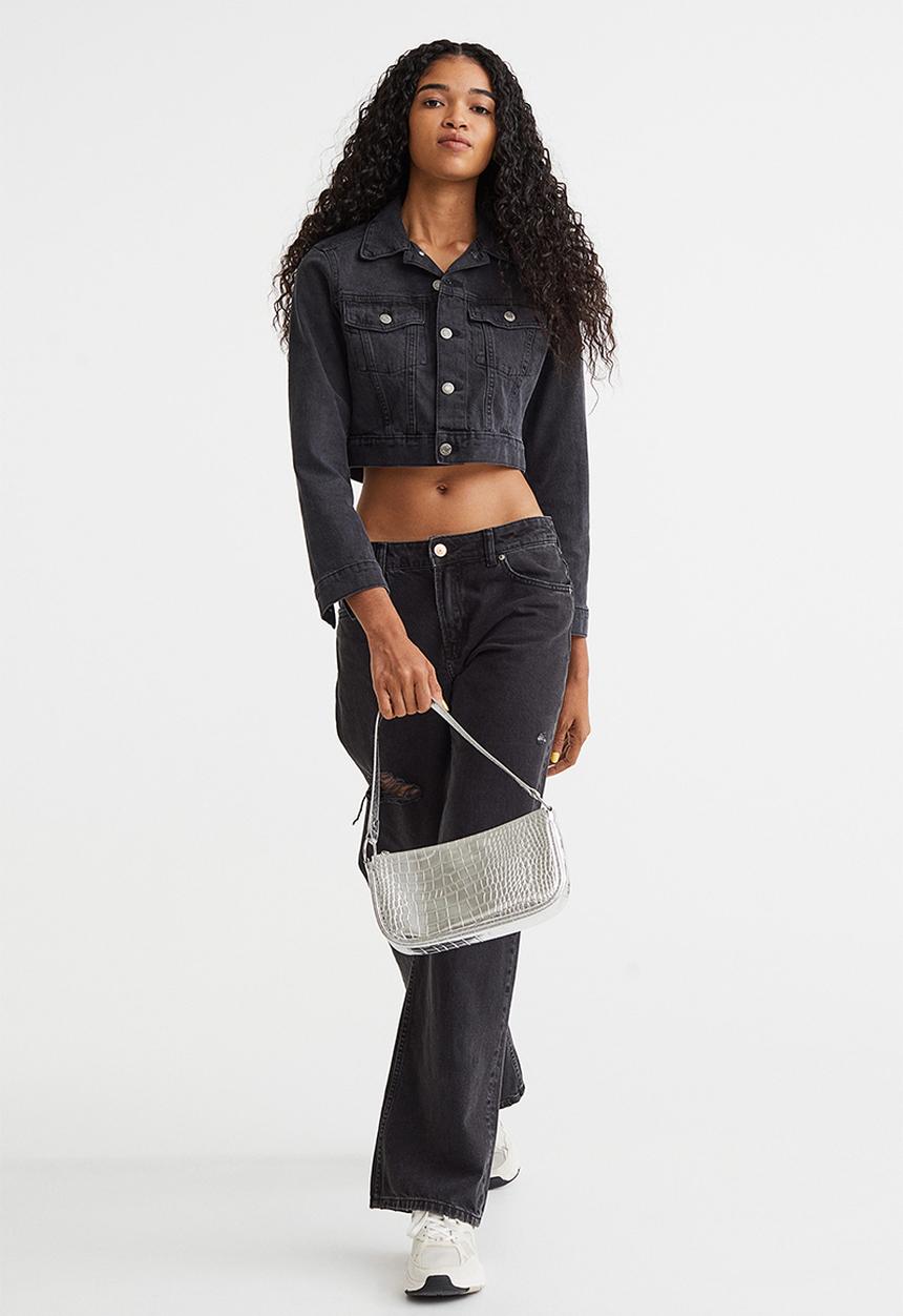 H&M - Small shoulder bag - silver-coloured