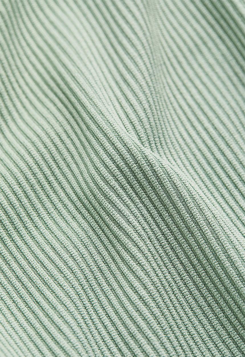 H&M - Ribbed bodycon dress - light green