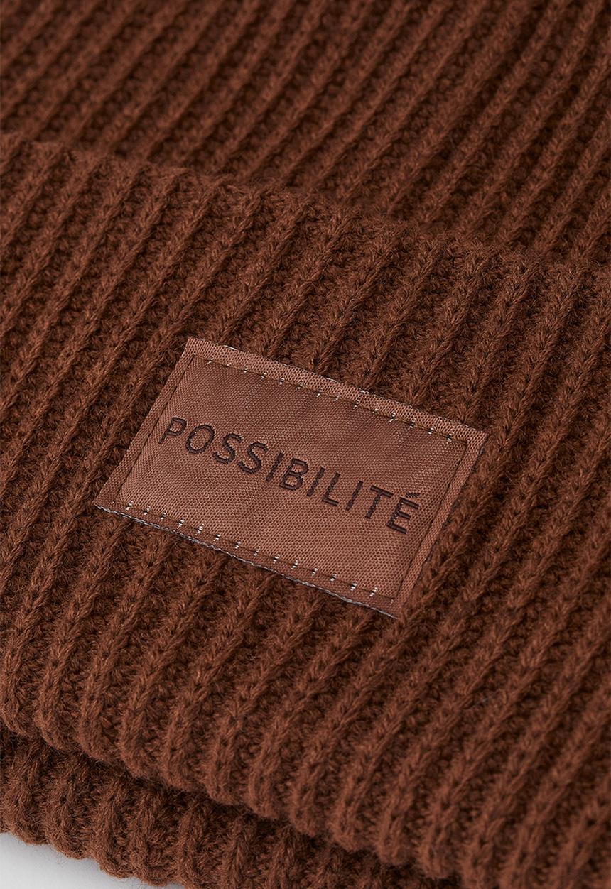 H&M - Knitted hat - dark brown