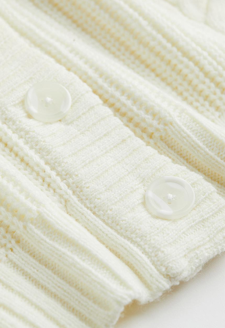 H&M - Knitted cardigan - cream