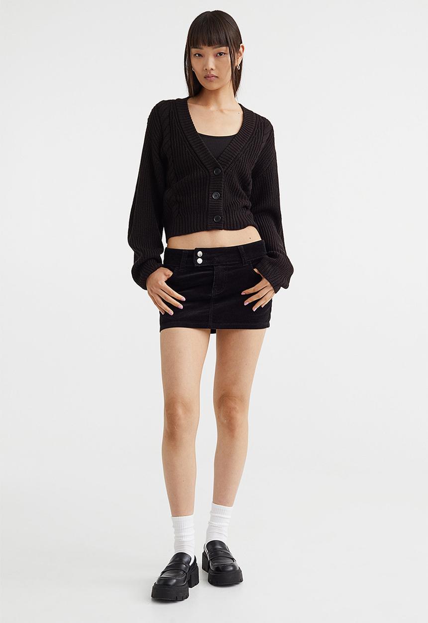 H&M - Knitted cardigan - black