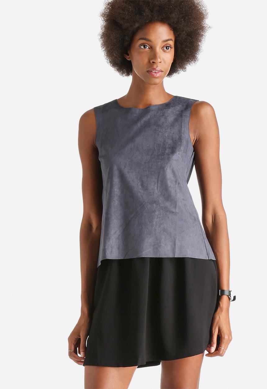 Vero Moda - Sonny Suede Top