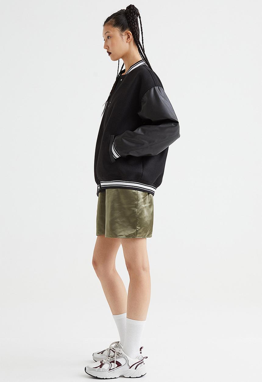 H&M - Baseball jacket - black