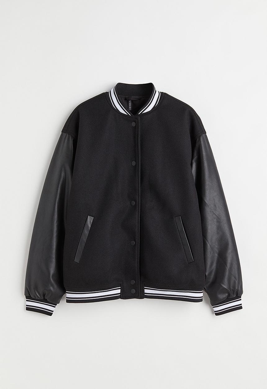 H&M - Baseball jacket - black