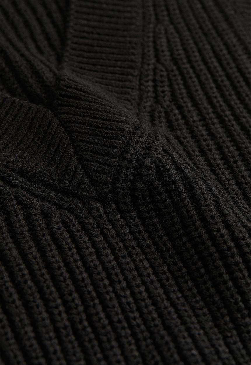 H&M - Rib-knit sweater vest - black