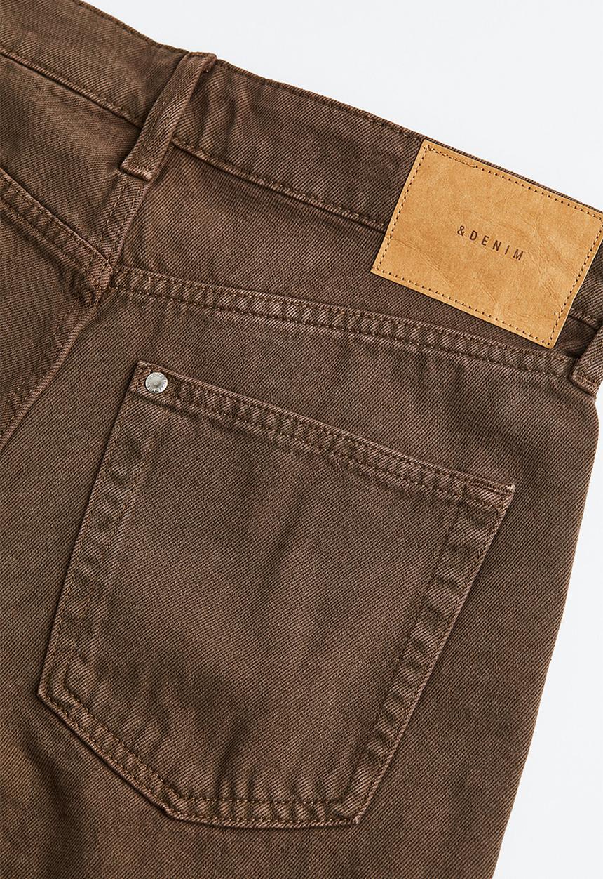 H&M - 90s baggy low jeans - dark brown