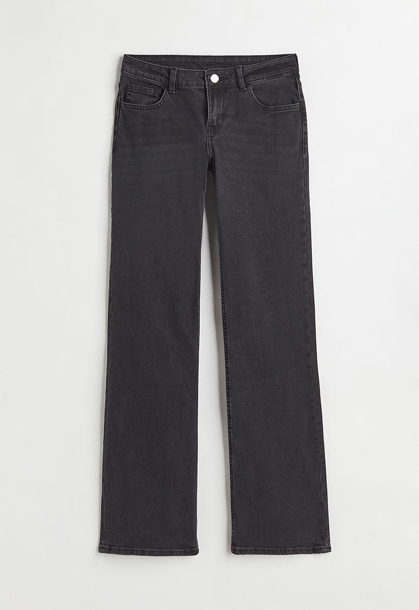H&M - Flare low jeans - dark grey
