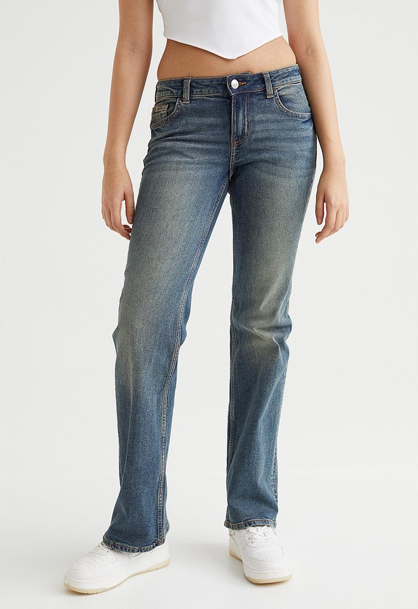H&M - Flare low jeans - denim blue