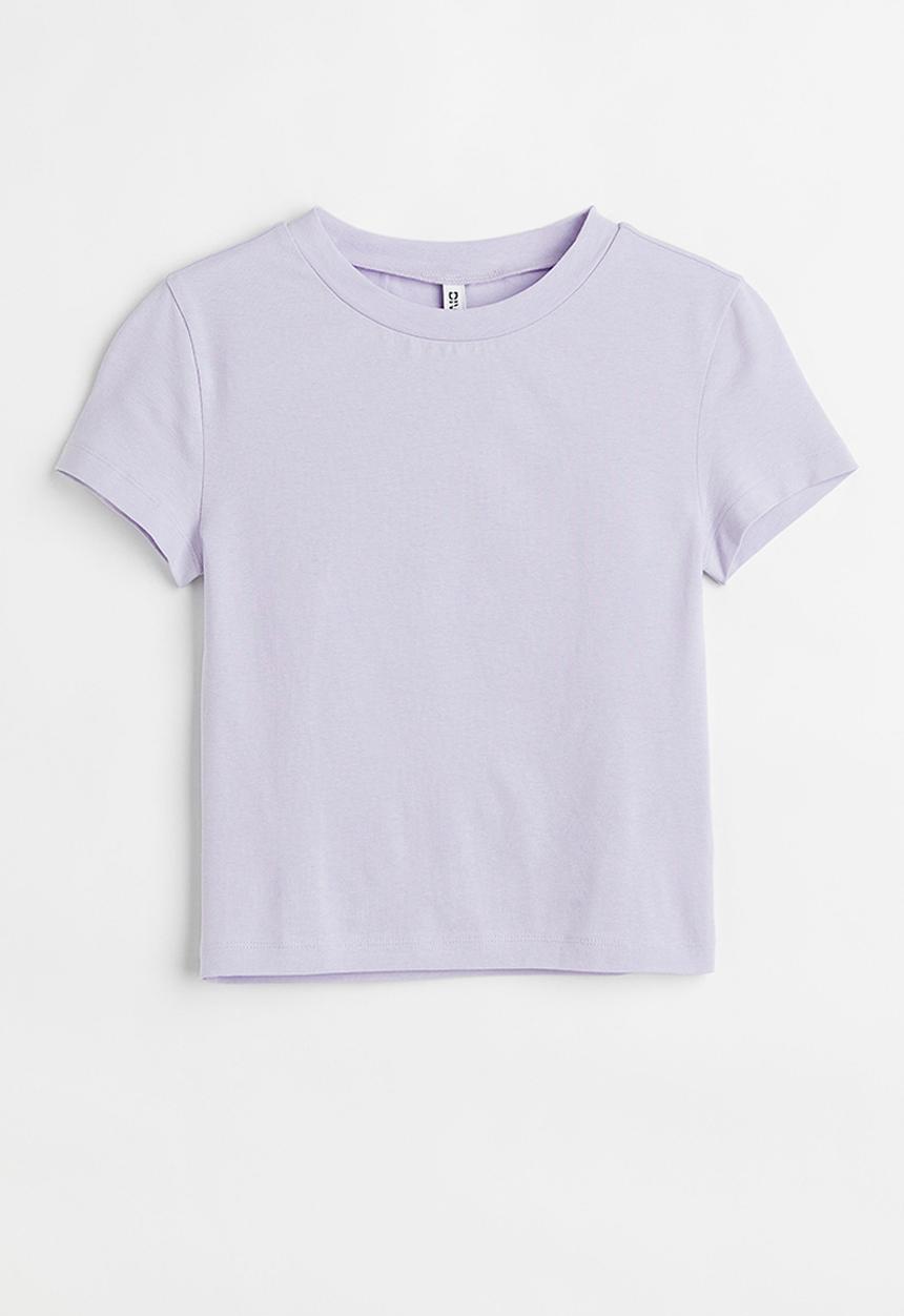 H&M - Cropped top - light purple