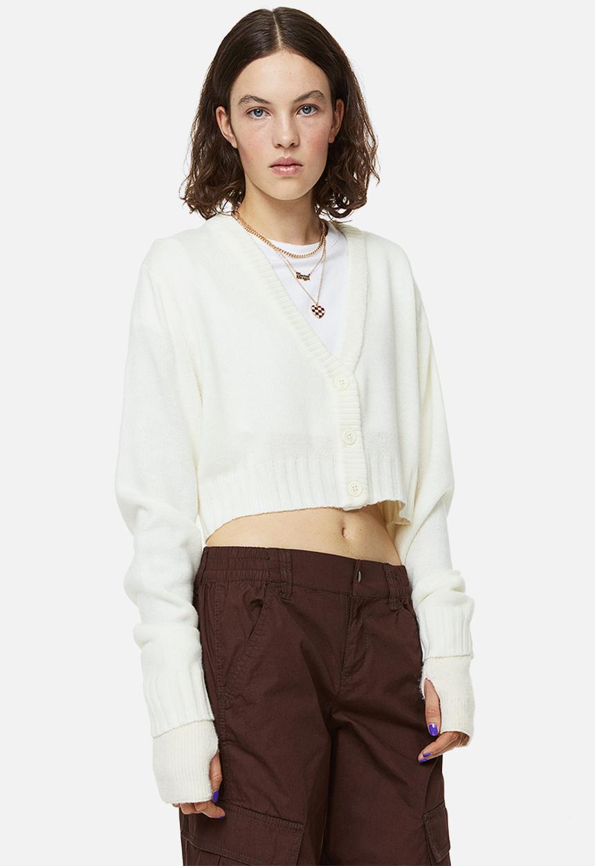 H&M - Short cardigan - cream