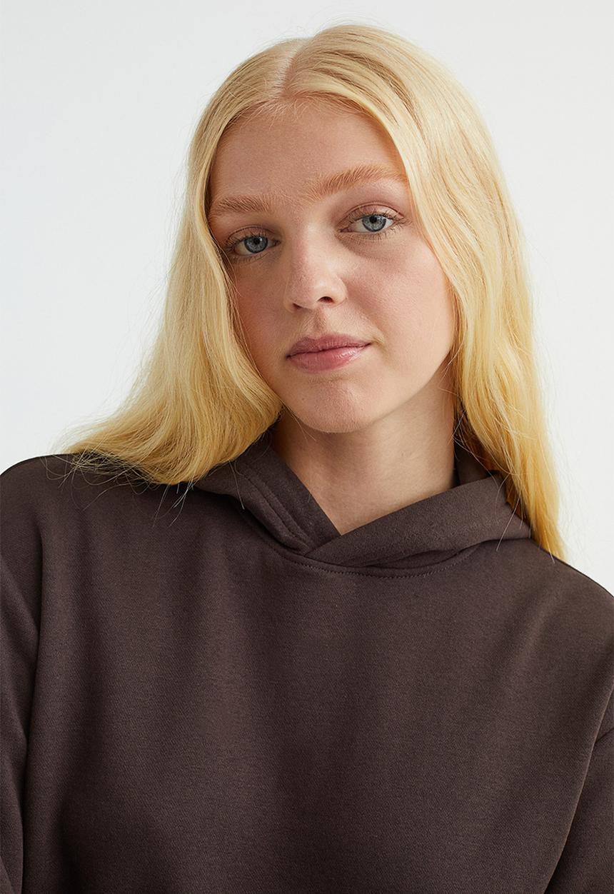 H&M - Hoodie - dark brown
