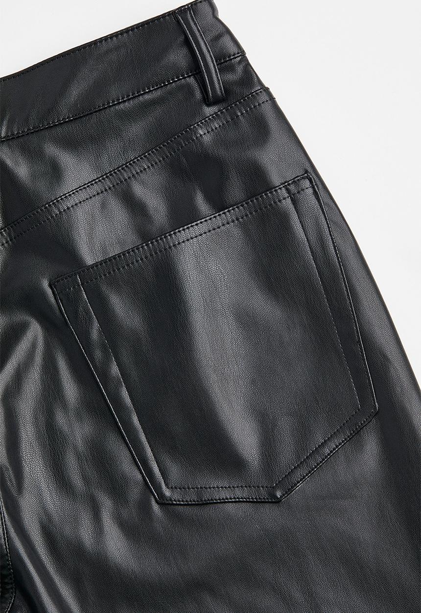 H&M - 90s Straight trousers - black