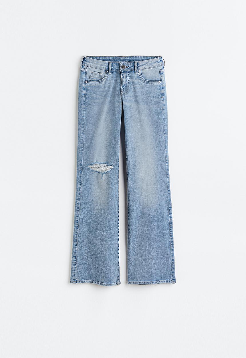 H&M - Bootcut low jeans - light denim blue