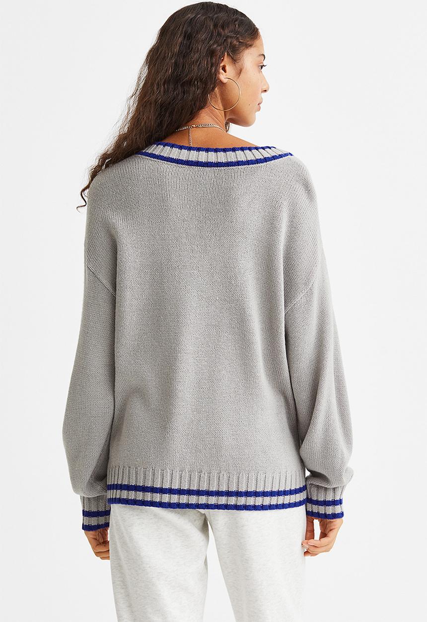 H&M - Jumper - grey/w