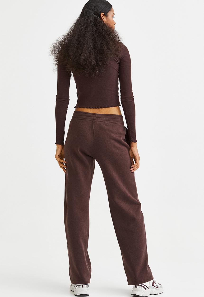 H&M - Straight joggers - dark brown
