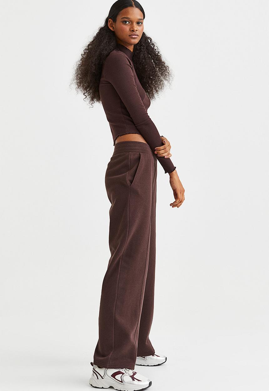 H&M - Straight joggers - dark brown