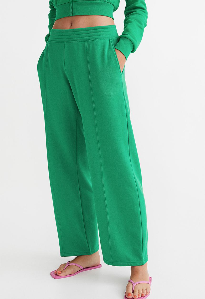 H&M - Straight joggers - green