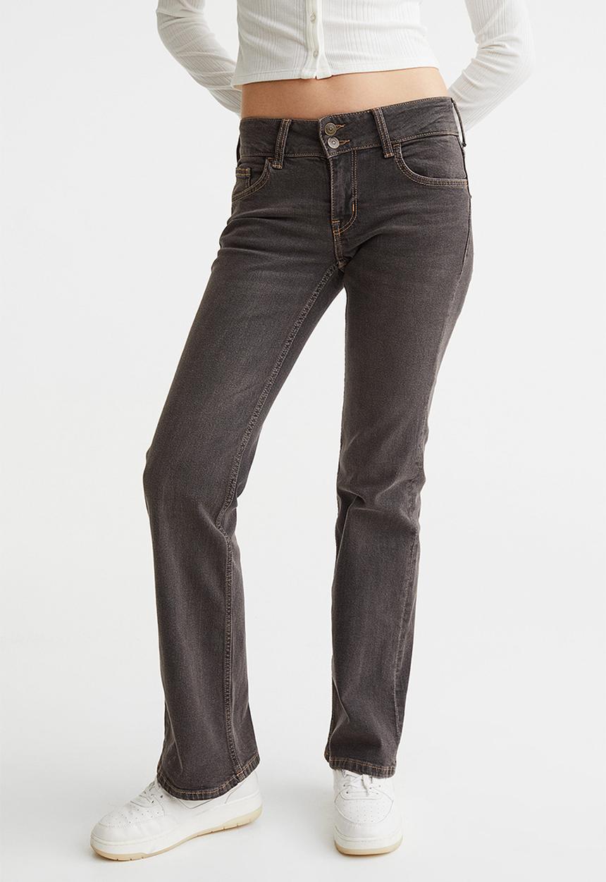 H&M - Flared low jeans - grey